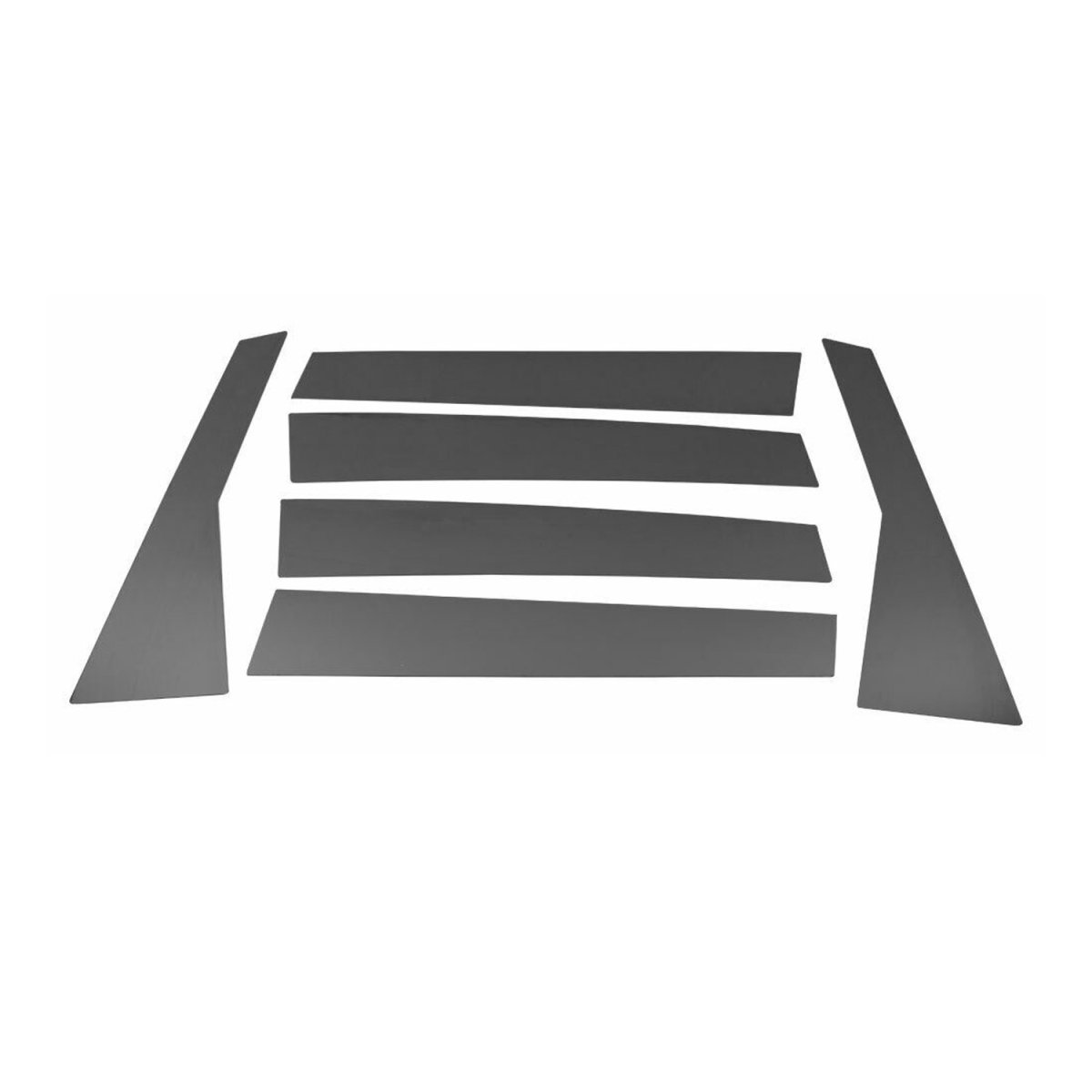 Honda CR-V Pillar Trims - Omac - S.Steel - Gloss Dark - '12-'16